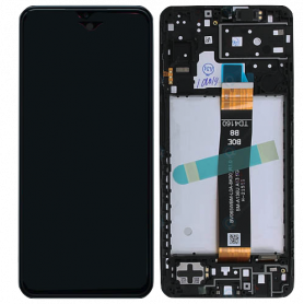 Screen Samsung Galaxy A13 4G(A135) Black + Frame (Original Pack)
