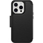 Étui Rabat Portefeuille OtterBox Strada Serie Folio MagSafe iPhone 15 - Noir