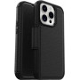 Étui Rabat Portefeuille OtterBox Strada Serie Folio MagSafe iPhone 15 - Noir