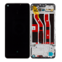 Ecran Oppo A74/F19 Noir + Châssis (Service Pack) - 4907039