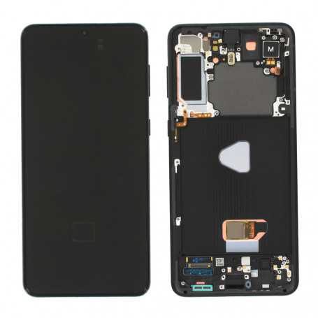 Screen Samsung Galaxy S21 Plus (G996) Black + Frame (Soft Oled)