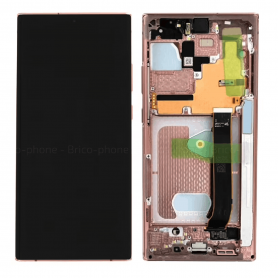 Screen Samsung Galaxy Note 20 Ultra 4G/5G (N985/N986) Bronze + Frame (Soft Oled)