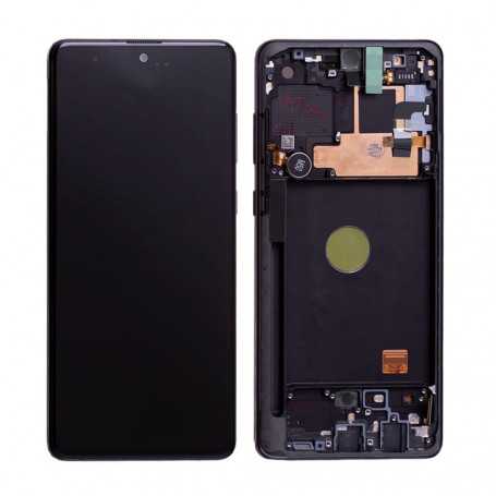 Ecran Samsung Galaxy S10 Lite (G770) Noir sans Châssis (Soft Oled)