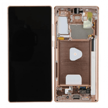 Screen Samsung Galaxy Note 20 2020 (N980/N981) Bronze + Frame (Soft Oled)