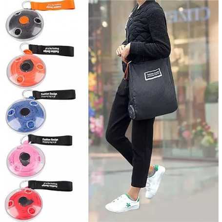 Sac Pliable Créatif Noir - Votre Solution Pratique au Quotidien