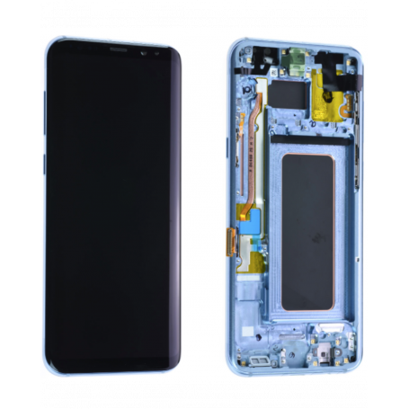 Screen Samsung Galaxy S8 Plus (G955F) Blue + Frame (Soft Oled)