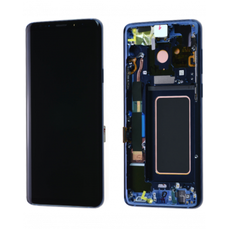 Écran complet Samsung Galaxy S9 Plus (G965F) Bleu ( LCD + Tactile + Châssis )