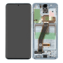 Ecran Samsung Galaxy S20 4G/5G (G980/G981) Gris + Châssis (Service Pack)