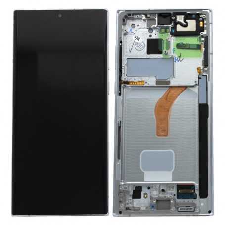 Screen Samsung Galaxy S22 Ultra 2022 (S908) White Frame (Soft Oled)