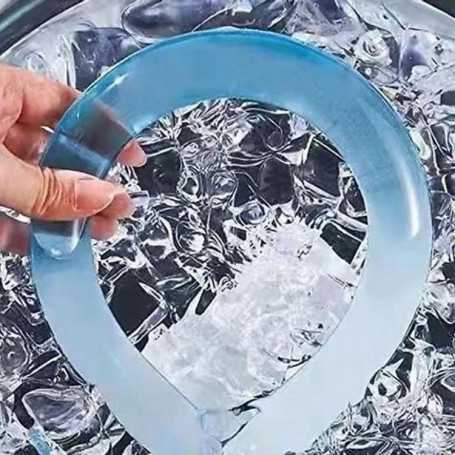 Collier de Refroidissement du Cou 4G - Blanc: Confort et Fraîcheur Ultimes