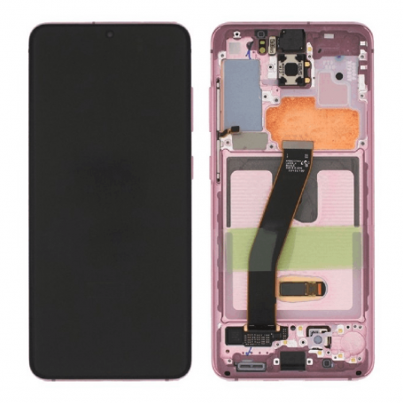 Ecran Samsung Galaxy S20 4G/5G (G980/G981) Gris + Châssis (Service Pack)