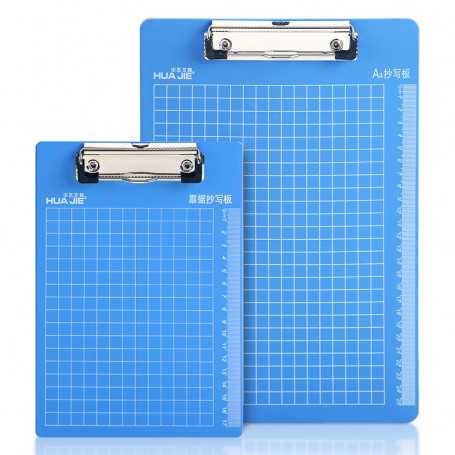 Porte-bloc Etanche en Plastique Bleu pour Documents A4 - Protection Idéale
