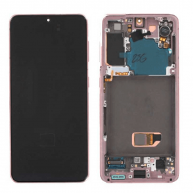 Samsung Galaxy S21 5G (G991) Pink Screen Chassis (Service Pack) - GH82-24544D