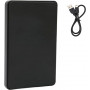 Boîtier Disque Dur Externe USB 2.0 pour Ordinateur Portable 2.5 Pouces - Noir