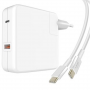 Wall Charger 79W USB Port C Power Delivery USB Port 2m Cable LinQ PD6520 White