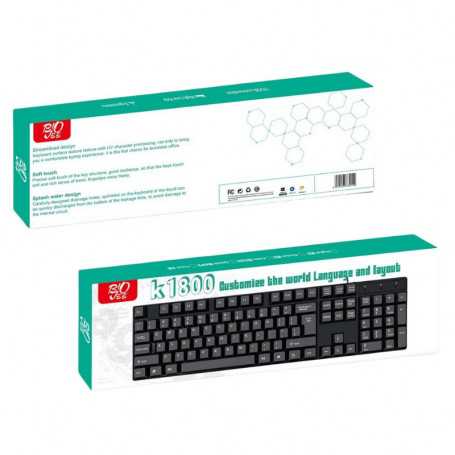 Wired USB Keyboard K1800 - English Keyboard