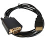 Câble HDMI/VGA 1080P - Convertisseur HDMI mâle vers VGA mâle 1.8M