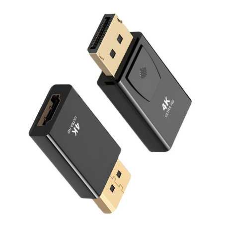 DisplayPort (Male) to HDMI (Female) Adapter, 4K for Computer HD Conversion for Monitors and Televisions