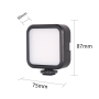 WL62 Tri-Color LED Fill Light With Clip