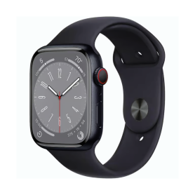 Buy Apple Watch Series 8 GPS + Cellular 41mm Midnight Aluminium Grade A With Box & Bracelet - Premium Quality