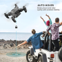 Mini Professional Drone Portable RTF Foldable RC Quadcopter with 4 Batteries
