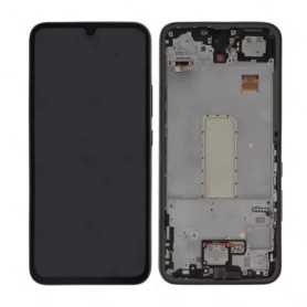 Ecran Samsung Galaxy A22 4G (A225F) Noir + Châssis (Service Pack) - GH82-25944A