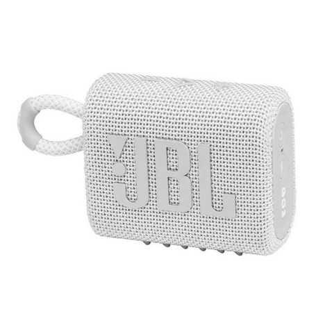 Portable Bluetooth Speaker JBL Go 3 White IP67 5H - JBLGO3WHT