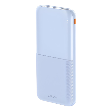 Power Bank 10000mAh Compacte et Puissante - REMAX RPP-23 Mini Slim - 1 port USB et Type-C - Bleu
