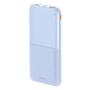Power Bank 10000mAh Compacte et Puissante - REMAX RPP-23 Mini Slim - 1 port USB et Type-C - Bleu