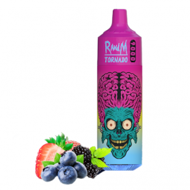 Vapoteuse Rechargeable Type-C Vapen Mars - 9000 Puffs Sans Nicotine - Saveur Pomme Fraise Framboise