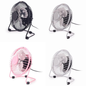 USB Gadget, Desk Accessory - Techmade Mini USB Fan Color Random 4“ 14cm, wholesale price