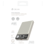 Power Bank Magnétique Sans Fil 10000 mAh Devia Extreme Speed Series S28 - 22.5W - Blanc