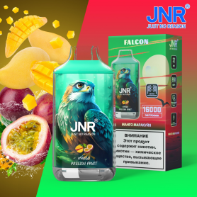Achetez la Vapoteuse Rechargeable Type-C JNR Falcon 16000 Puffs Sans Nicotine Mangue Passion - Livraison Rapide