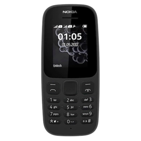 Téléphone Portable Nokia 106 TA-1114 1.8" - Noir (Neuf)