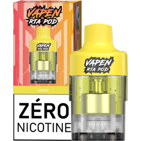 Huile Remplaçante E-Liquide Vapen RTA Pod 24ml - 12000 Puffs Sans Nicotine Hawaii - Expérience Vape Ultime