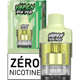 Huile Remplaçante E-Liquide 24ml Vapen RTA Pod 12000 Puffs Sans Nicotine - Love 68Optimisez Votre Expérience de Vape