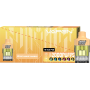 Huile Remplaçante E-Liquide 24ml Vapen RTA Pod - 12000 Puffs 0% Nicotine Pêche Mangue Ananas