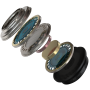 Casque Sans Fil EarBass Pro 1 20H avec Sac de rangement - Devia - Noir