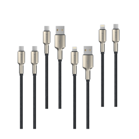 Bubble Fish Series Zinc Alloy Cable 4 In 1 Set (20PCS)