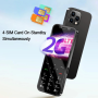 F15 Pro Feature Phone - 4 SIM 1200mAh Black