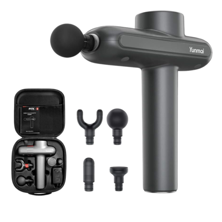 Pistolet de Massage pour Méridien et Fitness avec Affichage LCD - Noir | Relaxation et Performance Maximale