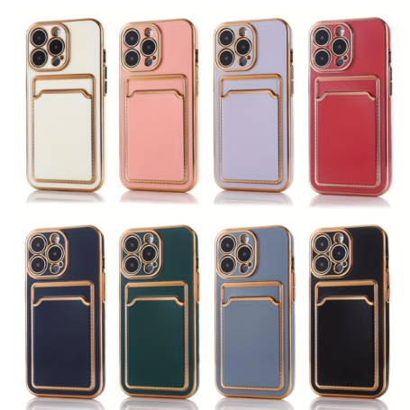Coque de téléphone Antichoc avec Porte-Cartes pour iPhone