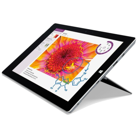 PC Portable Microsoft Surface 3 10" - 4 Go / 64 Go SSD - Intel Atom X7 1.6 Ghz - Tactile - Grade AB - Sans Accessoires