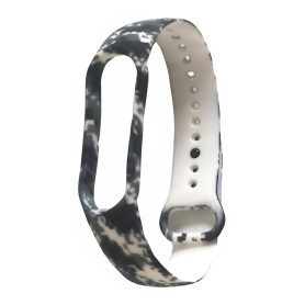 Bracelet Remplaçable pour Montre Mi Smart Band 5/6/7 - Blanc/Noir | Confort et Style Assurés