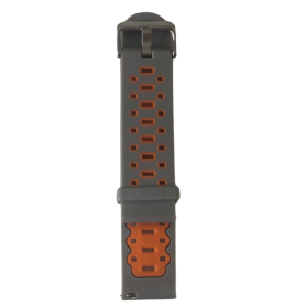 Bracelet Amazfit GTS 22mm Gris/Orange - Accessoire de Montre Élégant et Durable