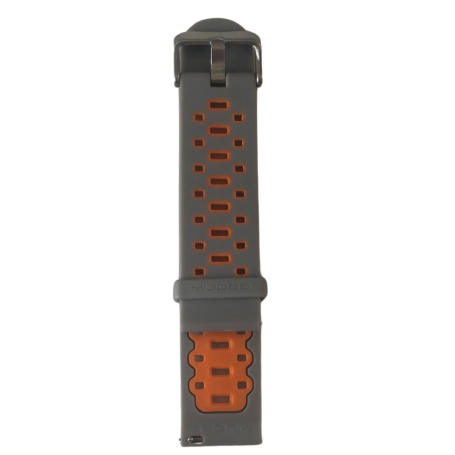 Bracelet Amazfit GTS 22mm Gris/Orange - Accessoire de Montre Élégant et Durable