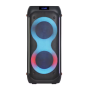 Enceinte Bluetooth NDR-610 avec Microphone - 2x6,5" - 800W - Noir
