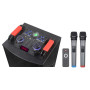 Enceinte Bluetooth Double Haut-parleur 12 pouces 2000W - Son Puissant et Haute Qualité