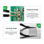 Pincette Droite Antistatique RELIFE RL-ESD-11 - Idéale pour Électronique - Noire et Durable