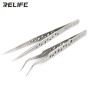 Curved Tweezers with Holes RELIFE SK-15 Precision Tool for Professionals